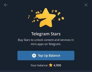 4900 Telegram stars